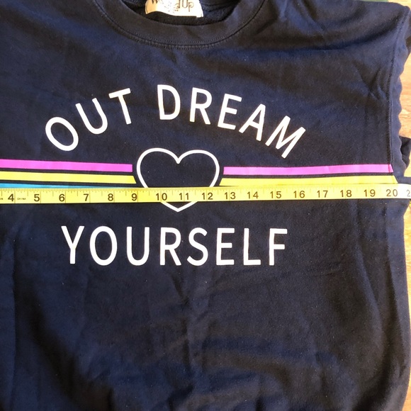 “Our Dream Yourself” blue sweater size medium - Picture 3 of 7